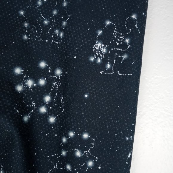 Kyodan Zodiac Constellation Stars Print Leggings - Picture 7 of 7